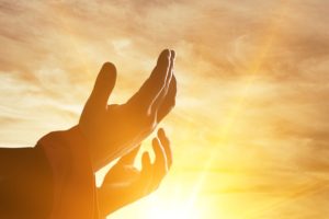 Prayer kareem ramadan festival hand mecca rosary